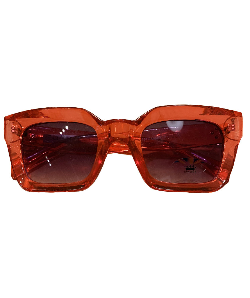 Red Big Frame Sunglasses