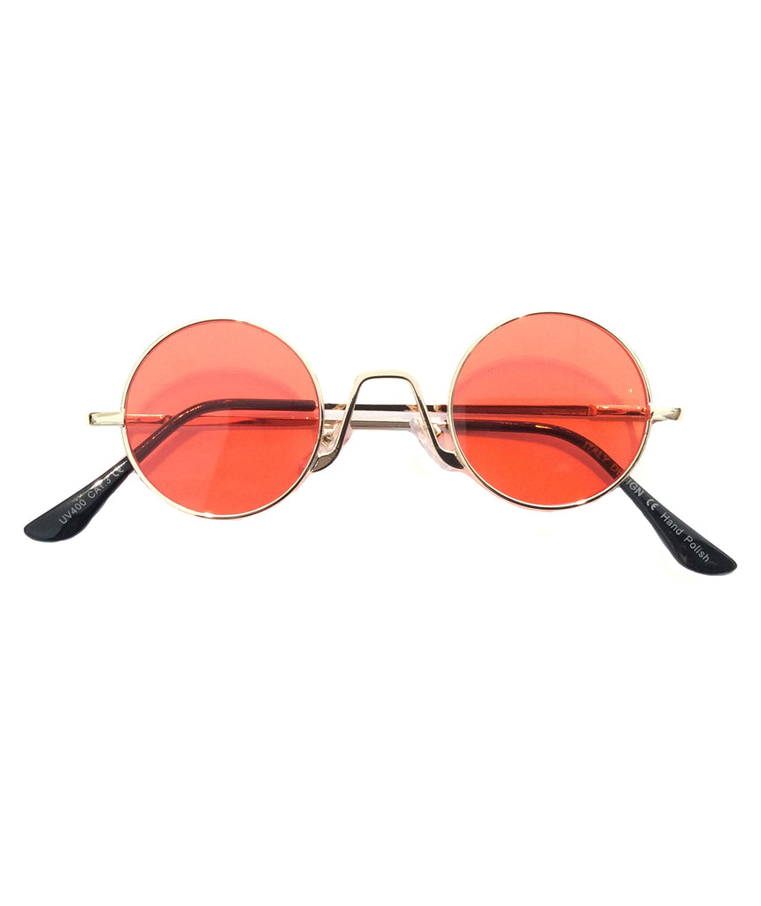 Red Round Sunglasses