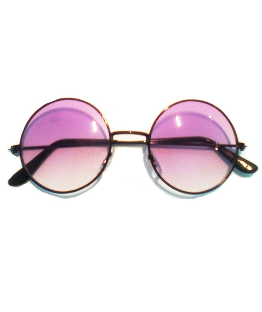 Round sunglasses with colored frames