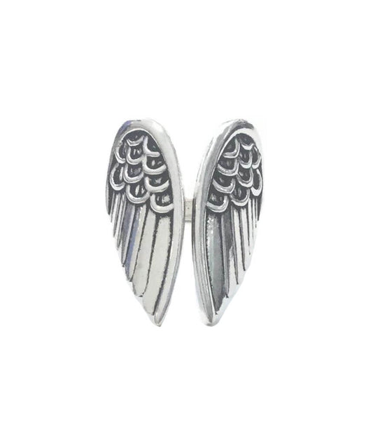 Silver Angel Wings Ring