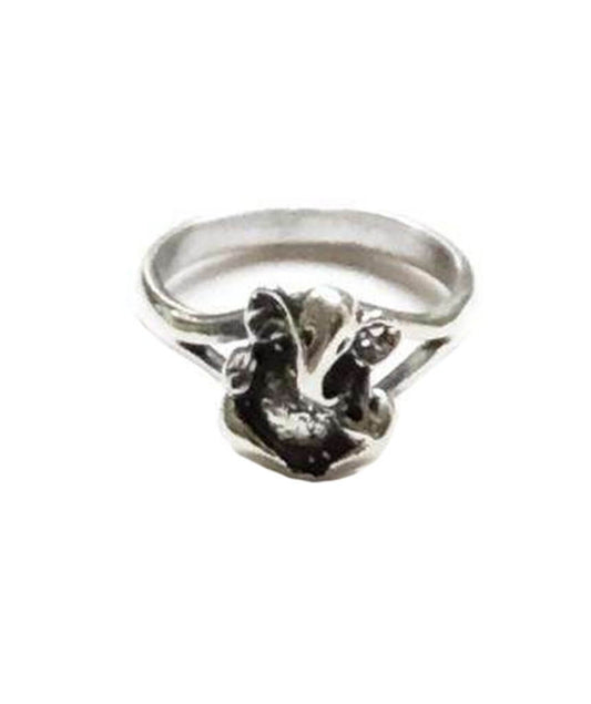 Silver Baby Elephant Ring
