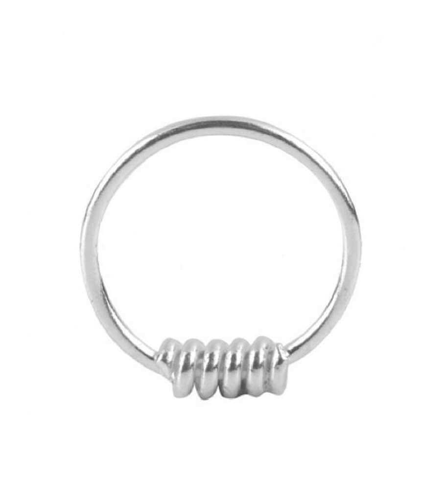 Silver Bali Nose Ring