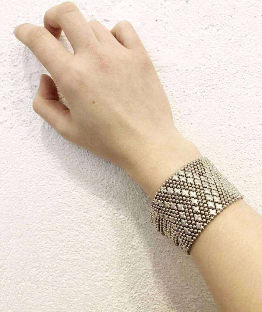  Silver Chainmail Bracelet