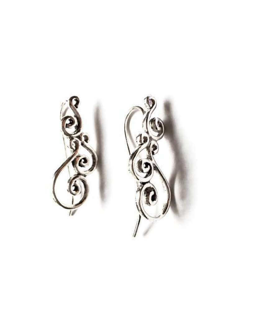 Silver Classic Melody Earrings