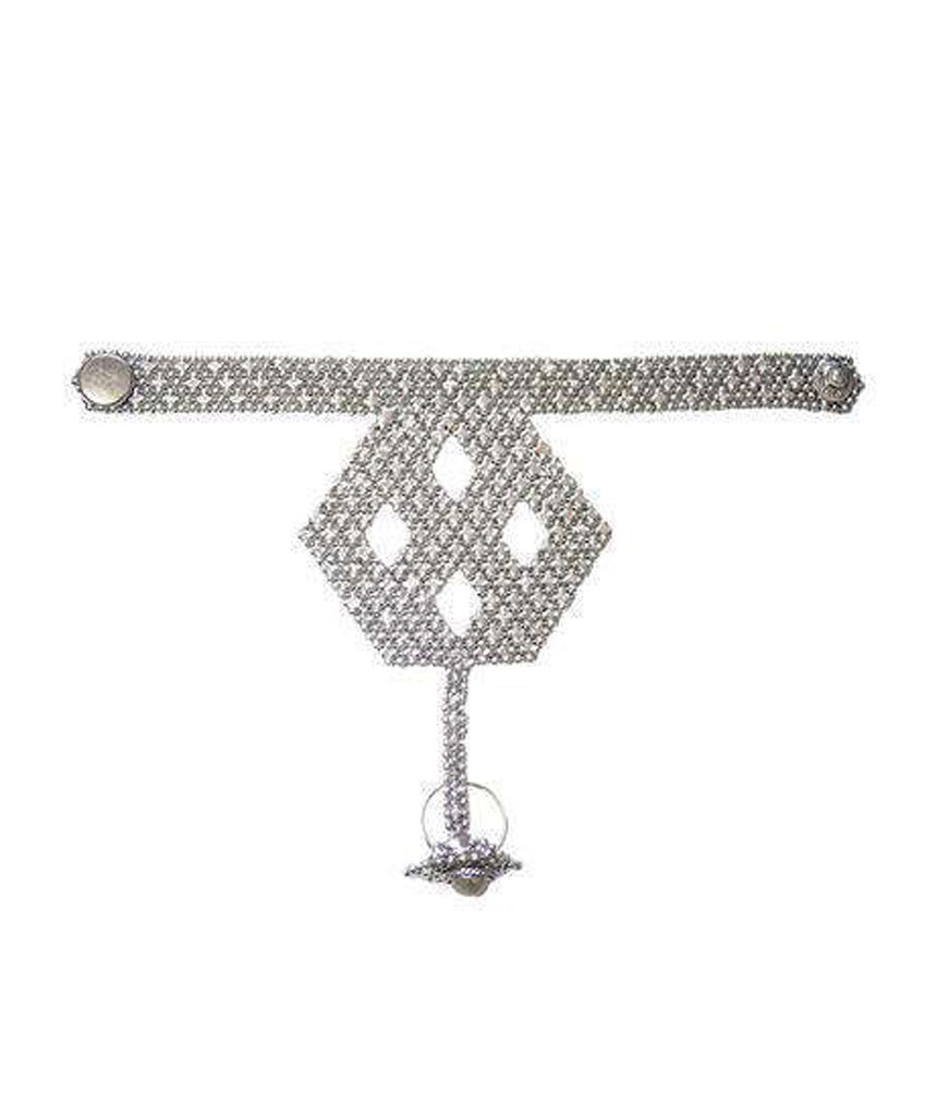 Cuffed Hex Chainmail Hand Harness