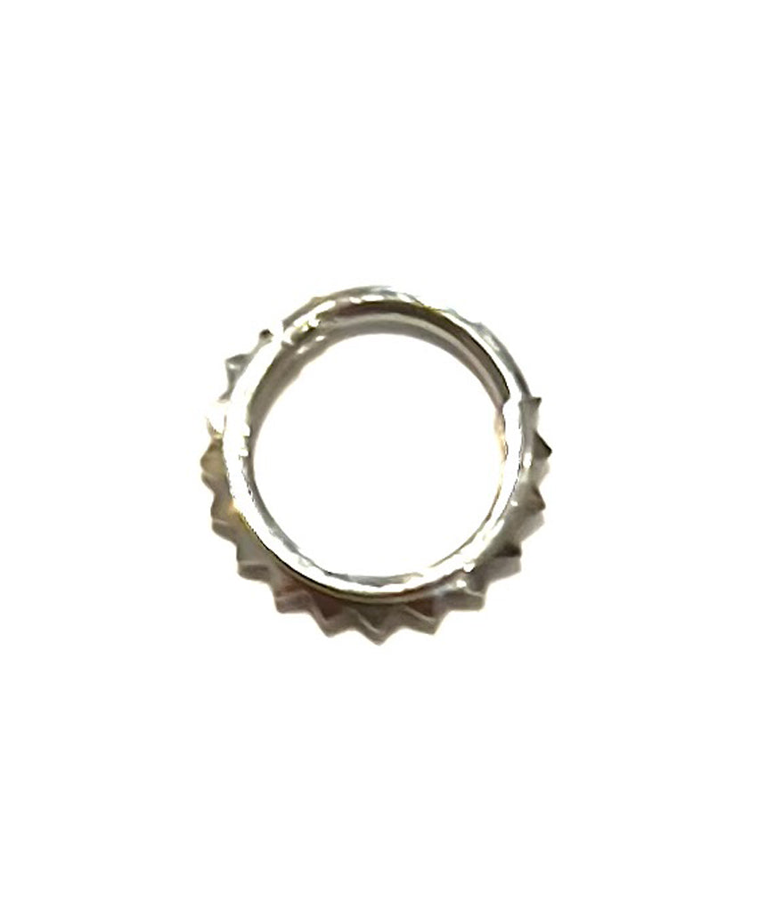 Silver Hinged Septum Ring