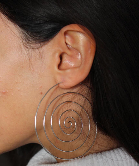 Silver Hypnotise M' Earrings