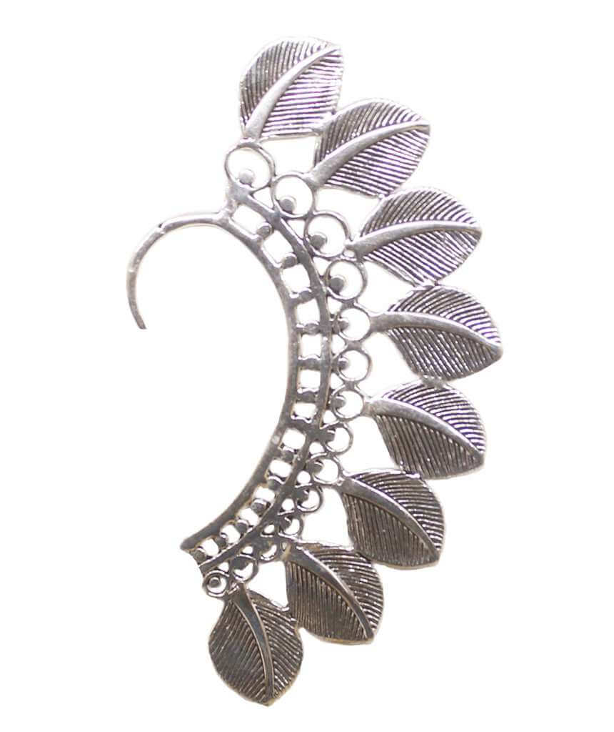 Large Boho Feathers Earcuff