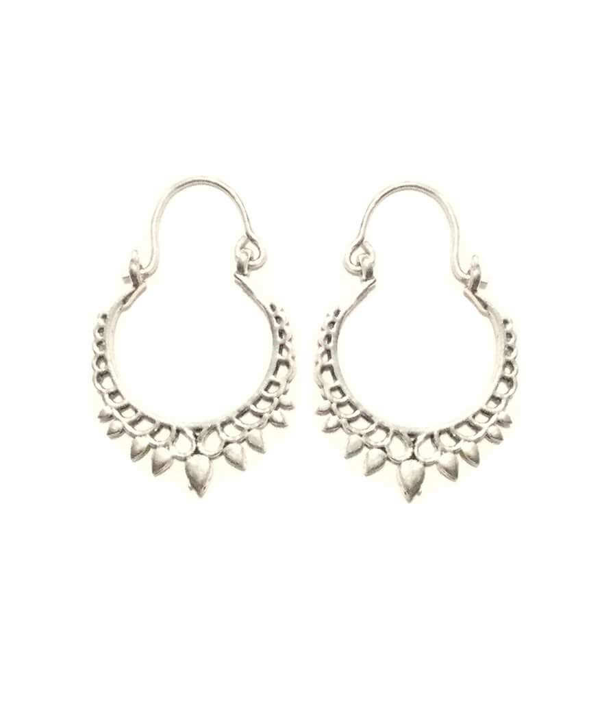 Silver Precious Tiny Earrings