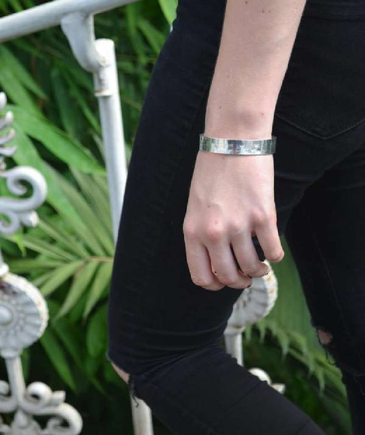 Silver Simple Bangle Bracelet