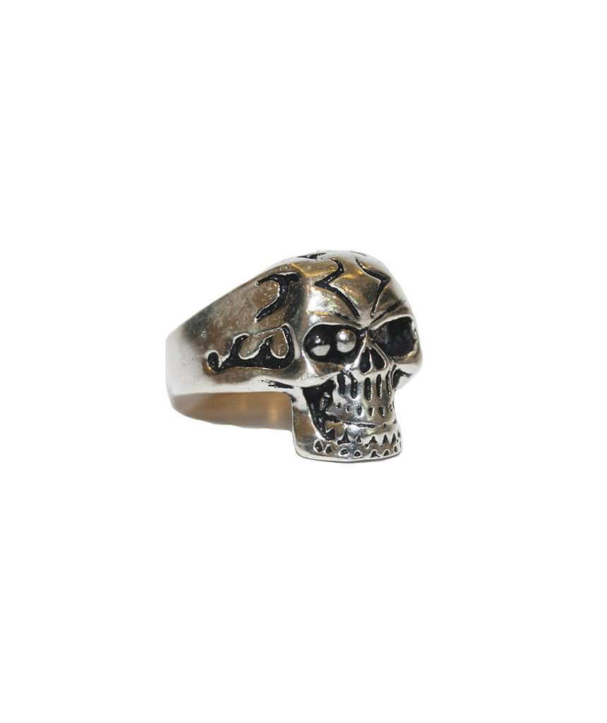 Silver Skull Thumb Ring
