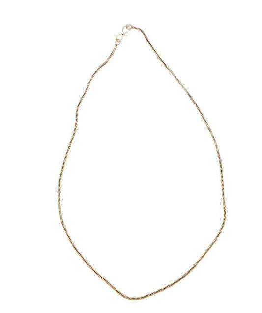 Silver Small Classic Simple Chain Necklace