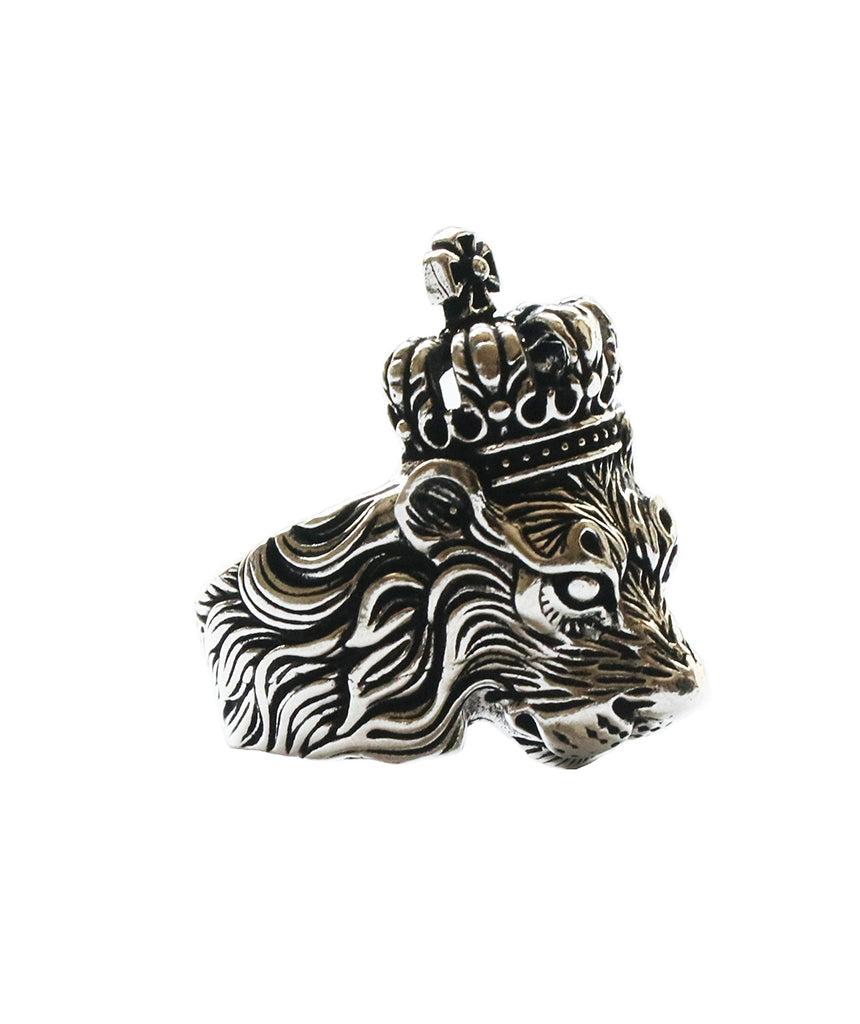 Crowned Lion Ring