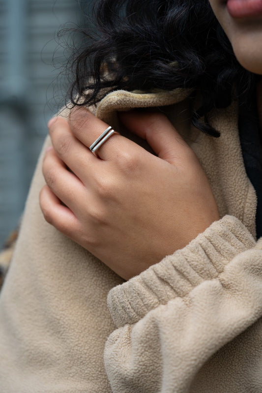 Geometric Thumb Ring