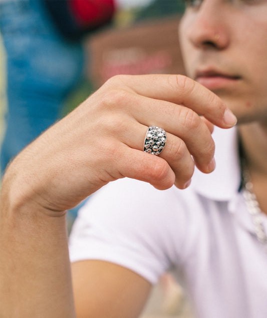 Premium Sterling Silver Skull Ring