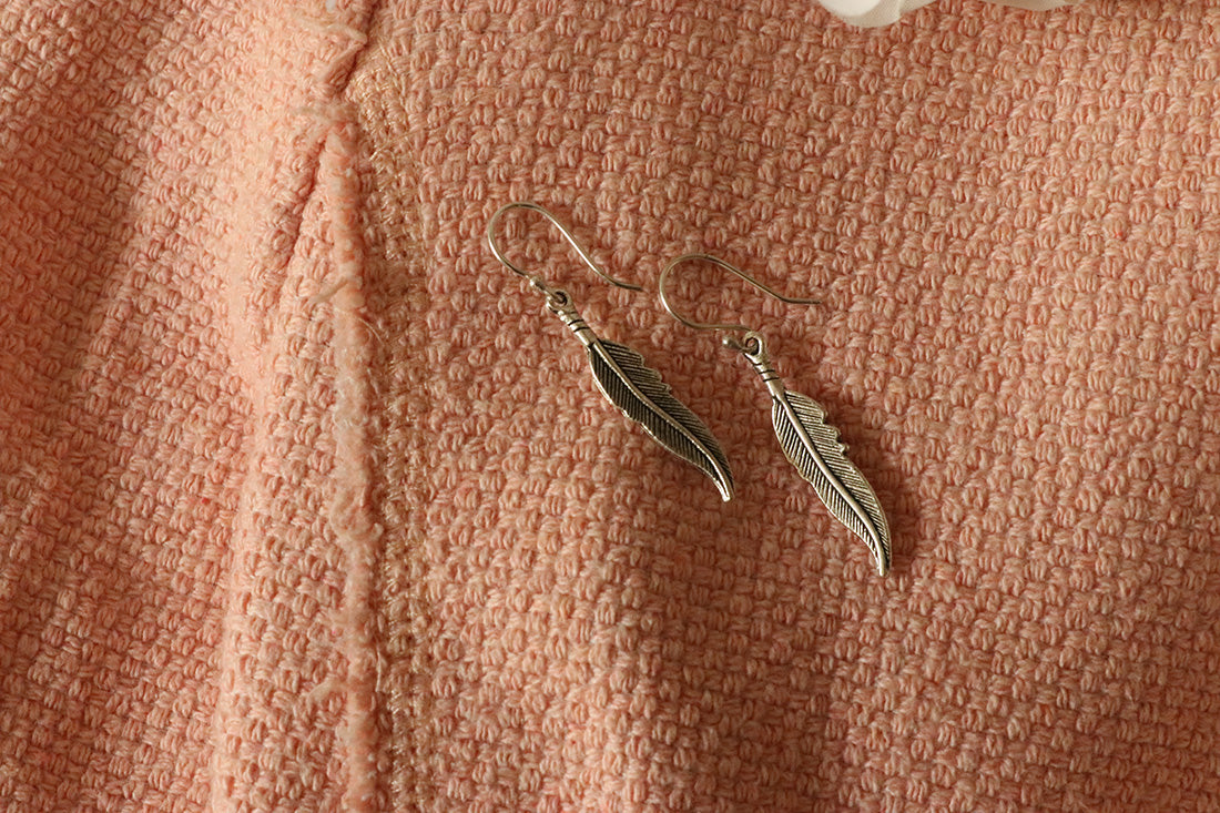 Mini Feather Earrings
