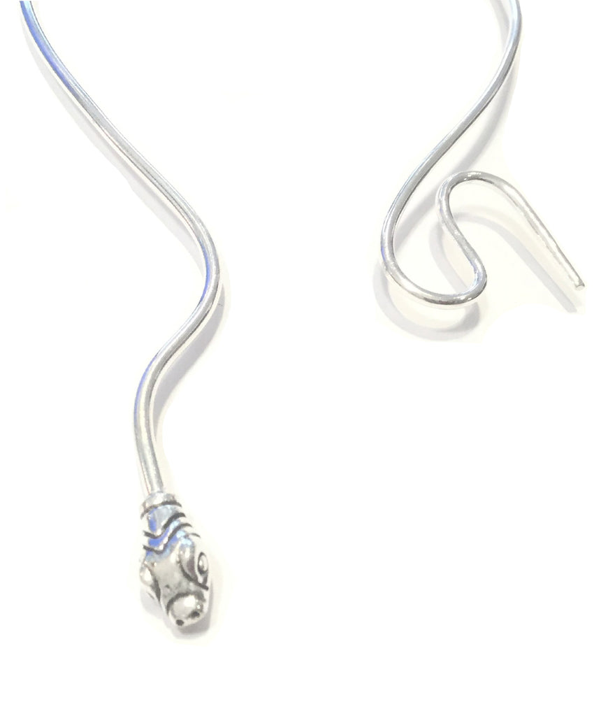 Silver Thin Snake Necklace