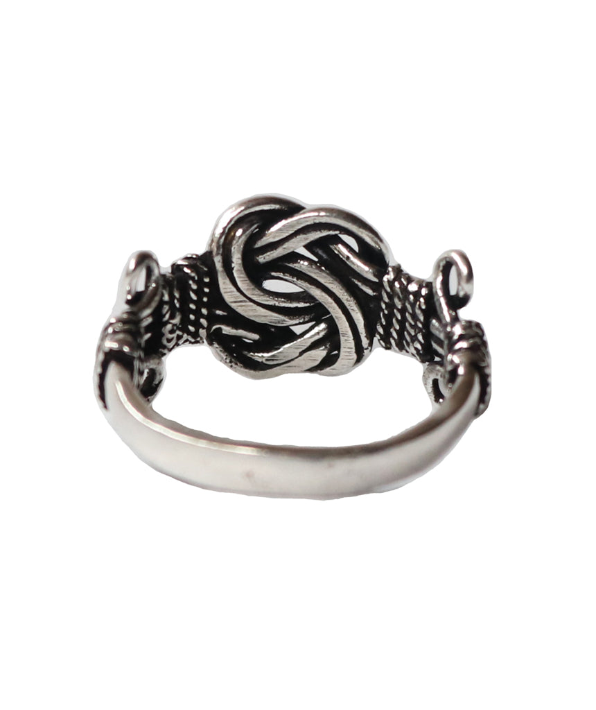 Silver Knotted Ring