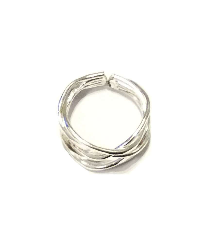 Silver Strappy Ring