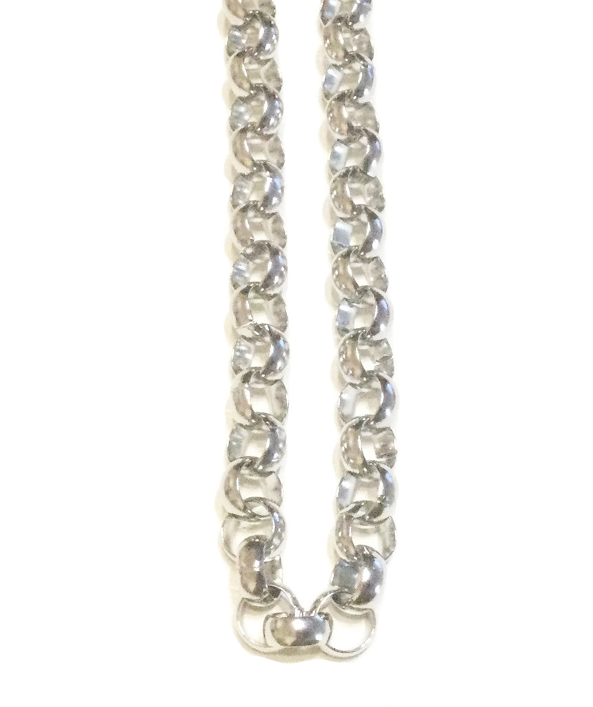 Silver Stainless Steel Link Necklace