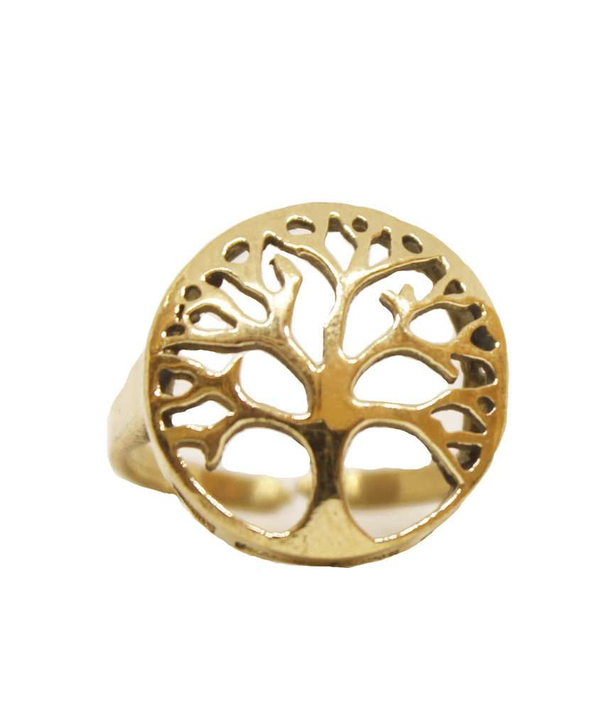 Tree of Life Ring Gold