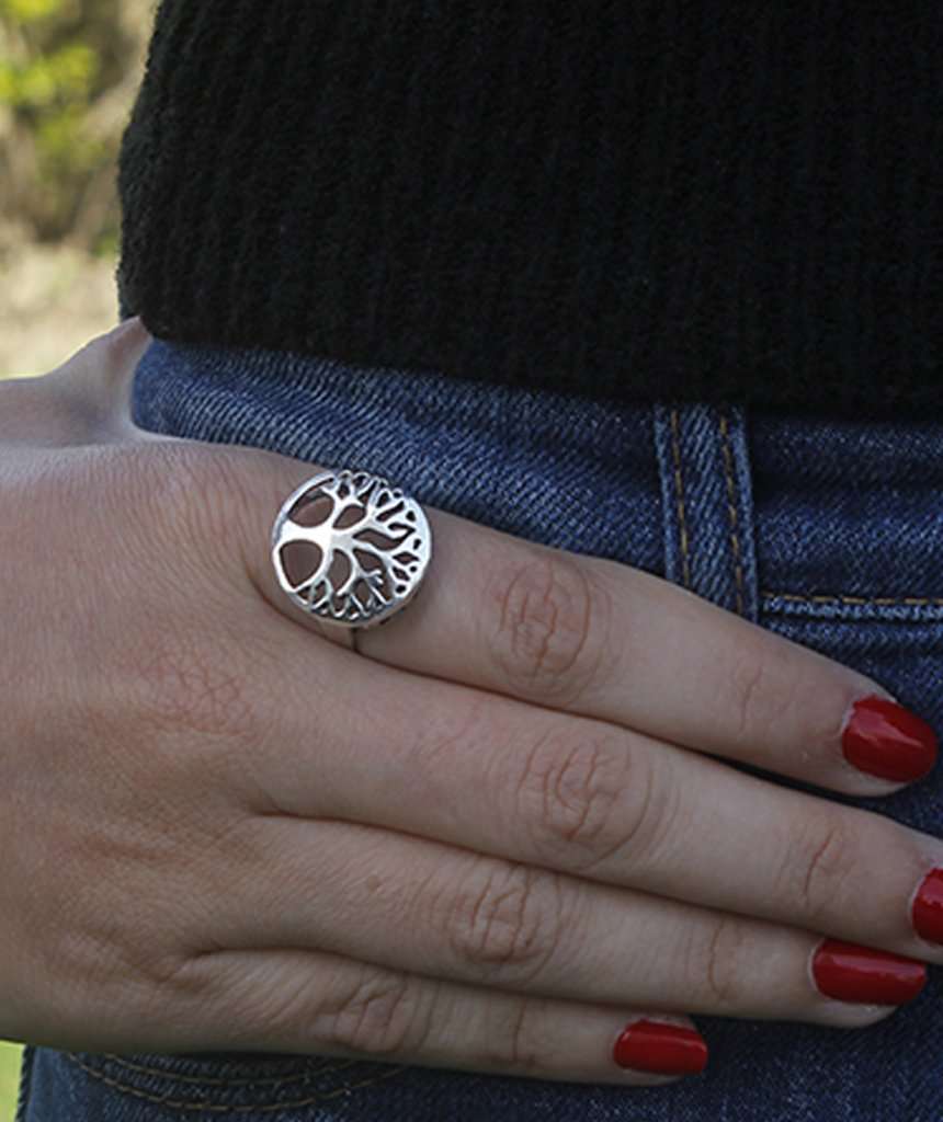Tree of Life Ring Silver