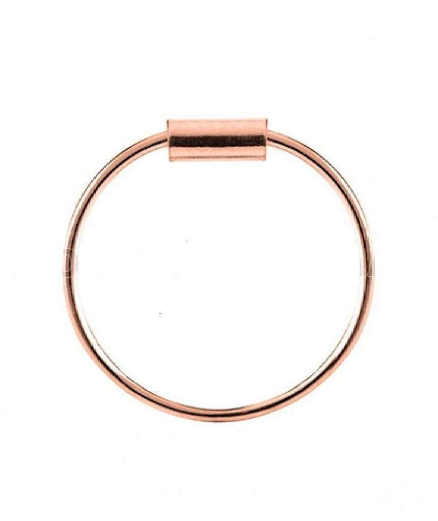 Unisex Classic Rose Gold Nose Ring