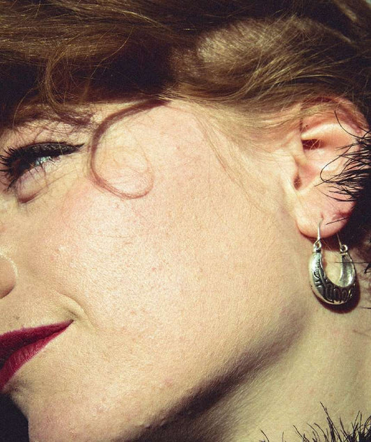 Patterned Hoop Earrings